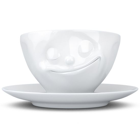 Чайная пара happy, 200 мл, белая