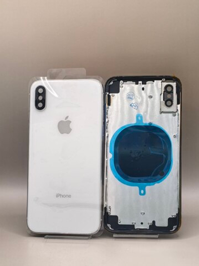 Корпус iPhone X Silver/ White/ Белый ориг