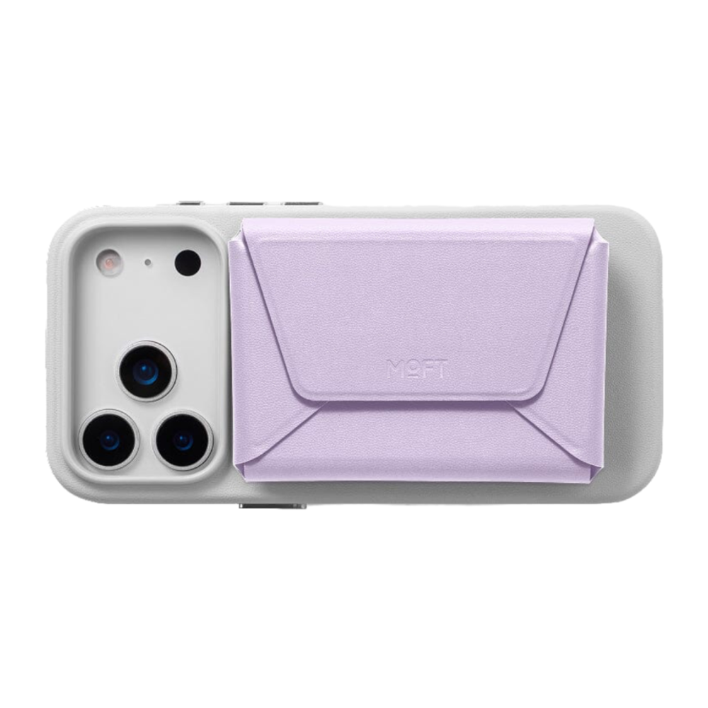 Кожаный чехол-бумажник MagSafe с подставкой MOFT Snap Field Wallet Картхолдер из веганской кожи. Вмещает до восьми карт. Есть RFID-защита, небольшое отделение для купюр и кармашки для SIM-карты и устройства её извлечения