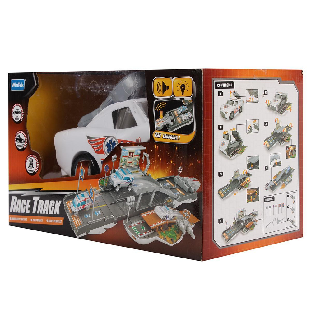 Парковка "Мега авто" (36,5х19х21,5) бат.3*AG13 в комплекте в коробка