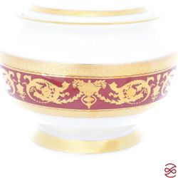 Сахарница Falkenporzellan Imperial Bordeaux Gold