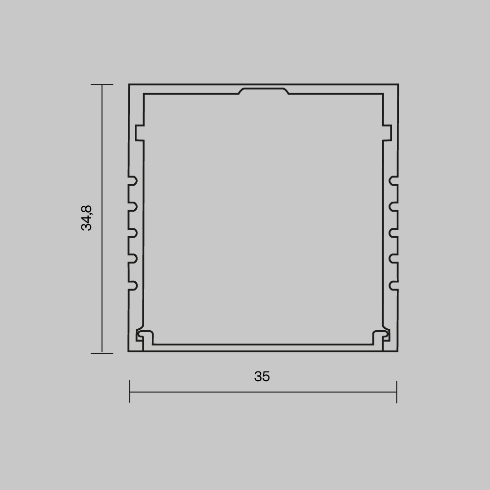 Профиль Led Strip 631008