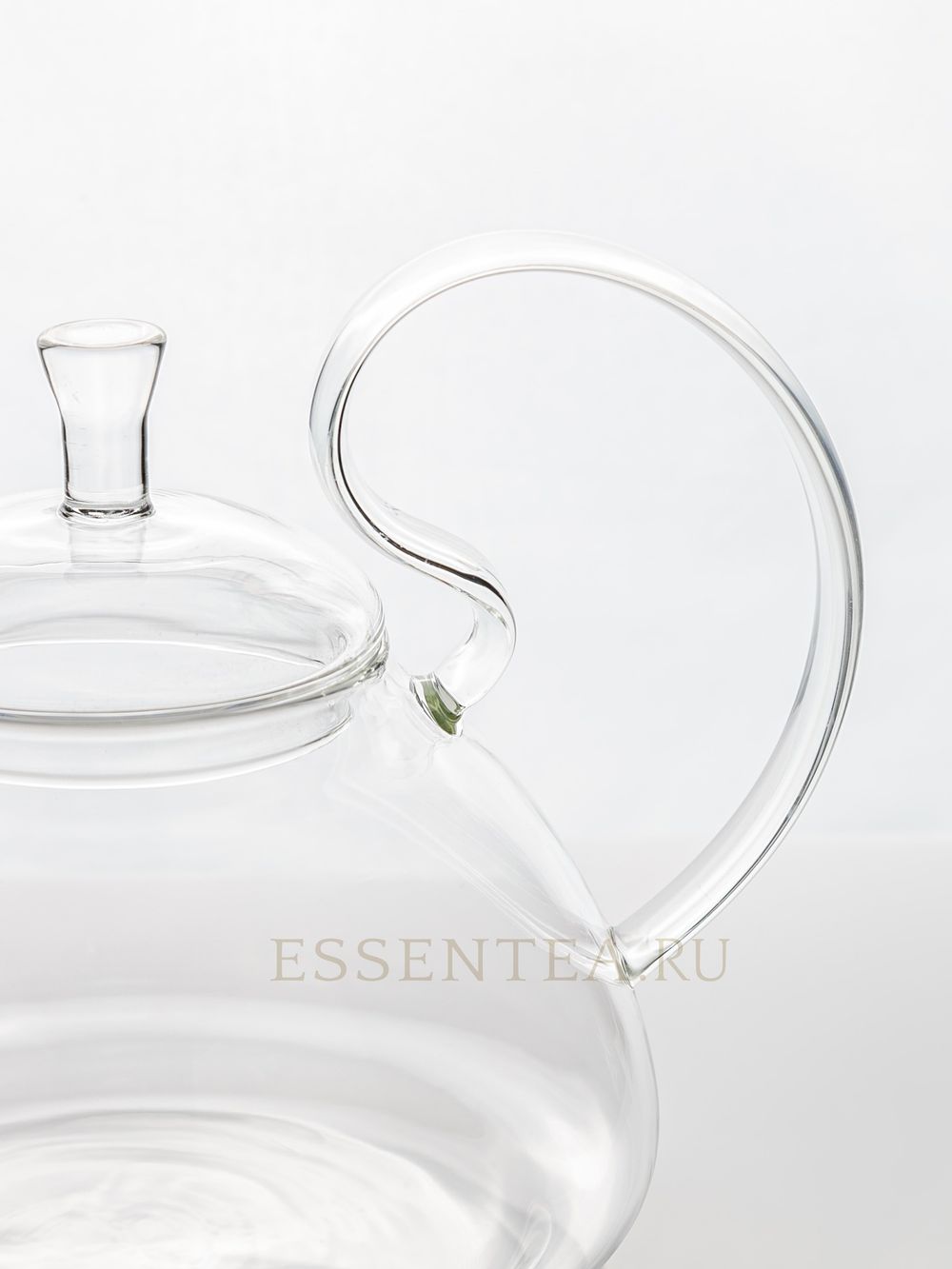 чайник стеклянный с ручкой