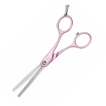 Ножницы филировочные односторонние 5.5" 28 зубцов Artero Symmetric Pink T46755