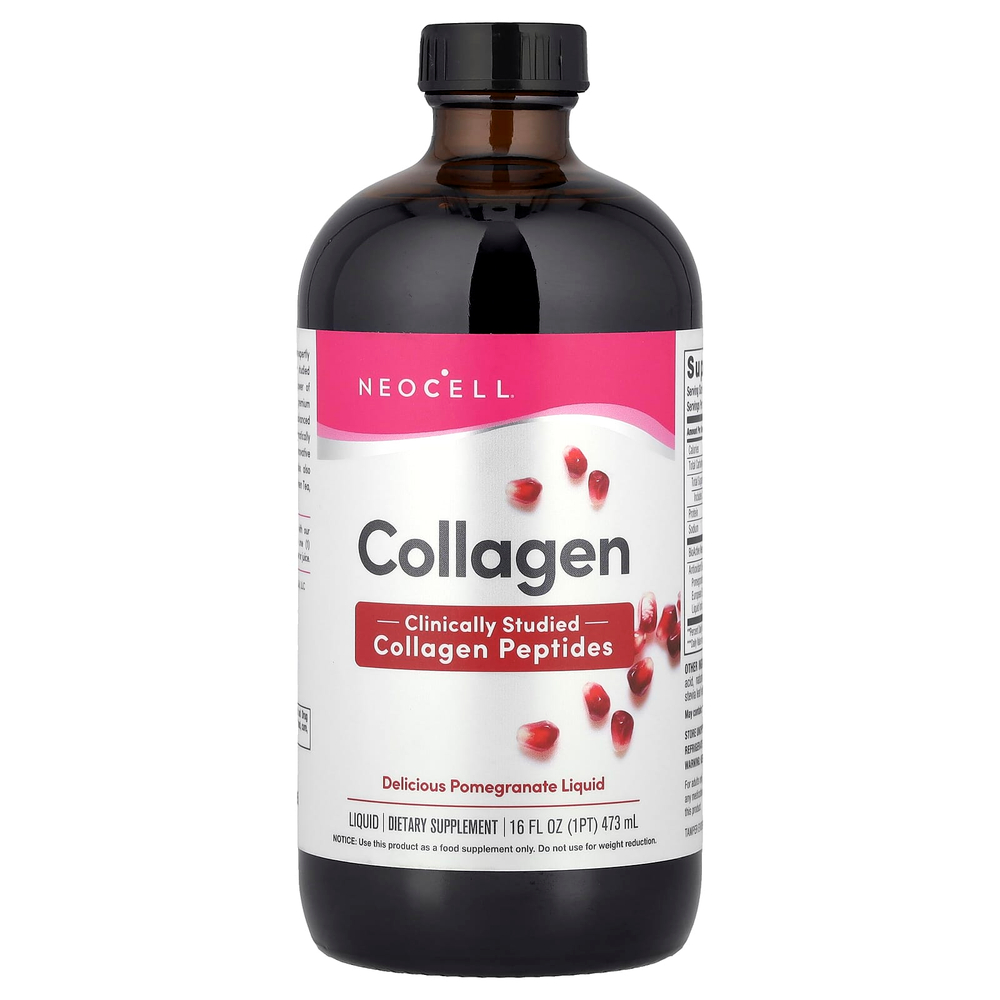NeoCell, Collagen Liquid, гранат, 473 мл (16 жидк. Унций)