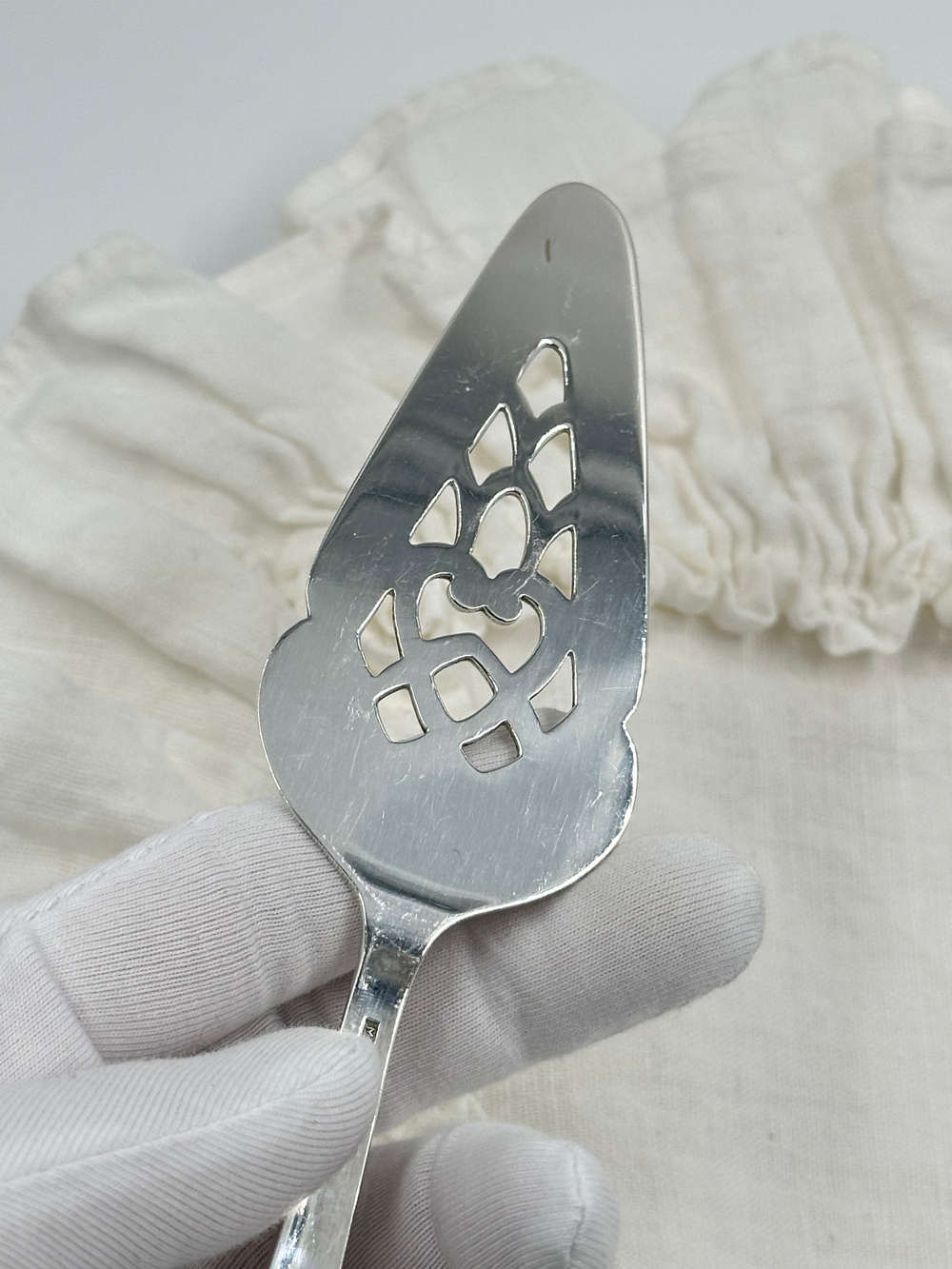 Посеребренная лопатка