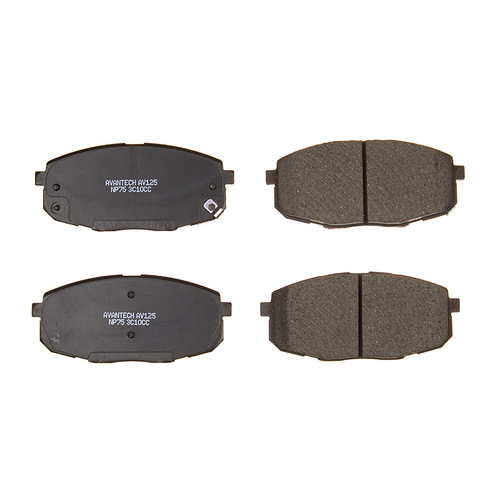 Колодки тормозные дисковые Avantech передние (противоскрипная пластина в компл.) Замена для арт. AV046 AV125