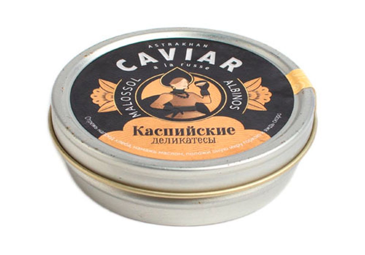 Икра стерляди-альбиноса "Каспийские Деликатесы", 125г