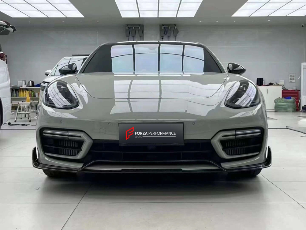 Карбоновая губа переднего бампера для PORSCHE PANAMERA 971 GTS 2020+
