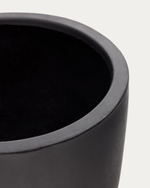 Aiguablava Кашпо из черного цемента Ø 56 см