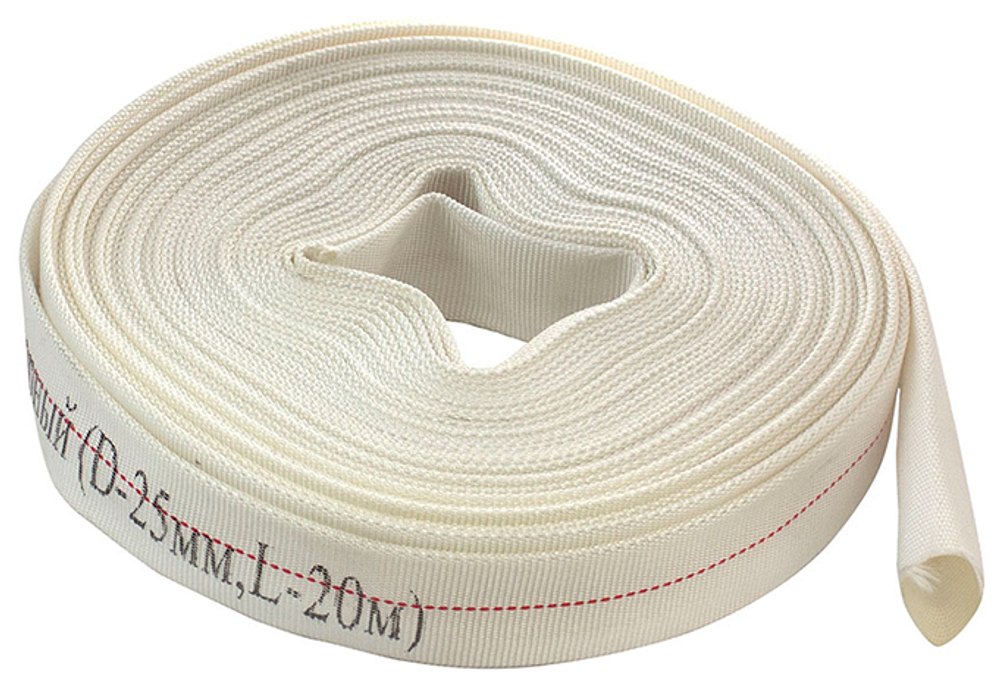 Рукав напорный CHAMPION GR-25, 25мм х 20м, пожарный, текстиль (C2541)