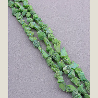 Нитка Кварц 35 см. (Без замка) - Зеленая