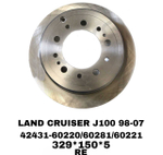 ТОРМОЗНЫЕ ДИСКИ LEXUS LX470 UZJ100 1988-2007 J80