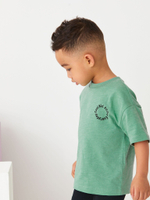 Футболка и легинсы в комплекте для мальчика Next D14-286, Зеленый, Черный