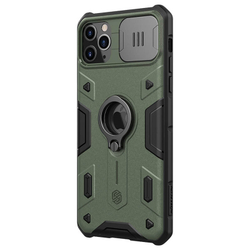 Противоударный чехол с кольцом и защитой камеры Nillkin CamShield Armor Case для iPhone 11 Pro