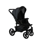 Детская коляска Sevillababy Tisso 2 в 1 черный экокожа