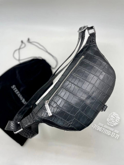 Сумка-слинг Stefano Ricci из кожи крокодила