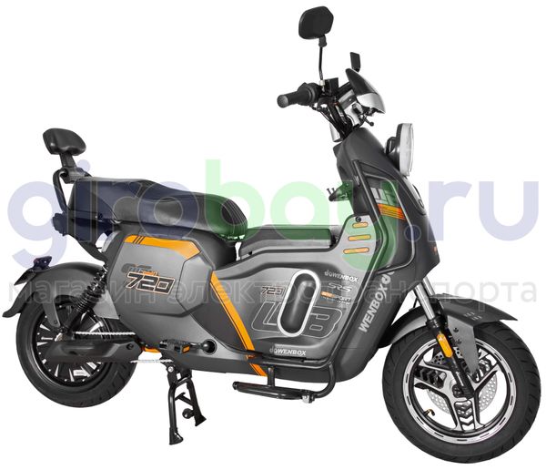 Электроскутер WENBOX U7 1500W (60V/45Ah) - Серый фото №3