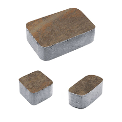 Тротуарная плитка КЛАССИКО - Листопад гладкий Клен, комплект из 3 видов плит