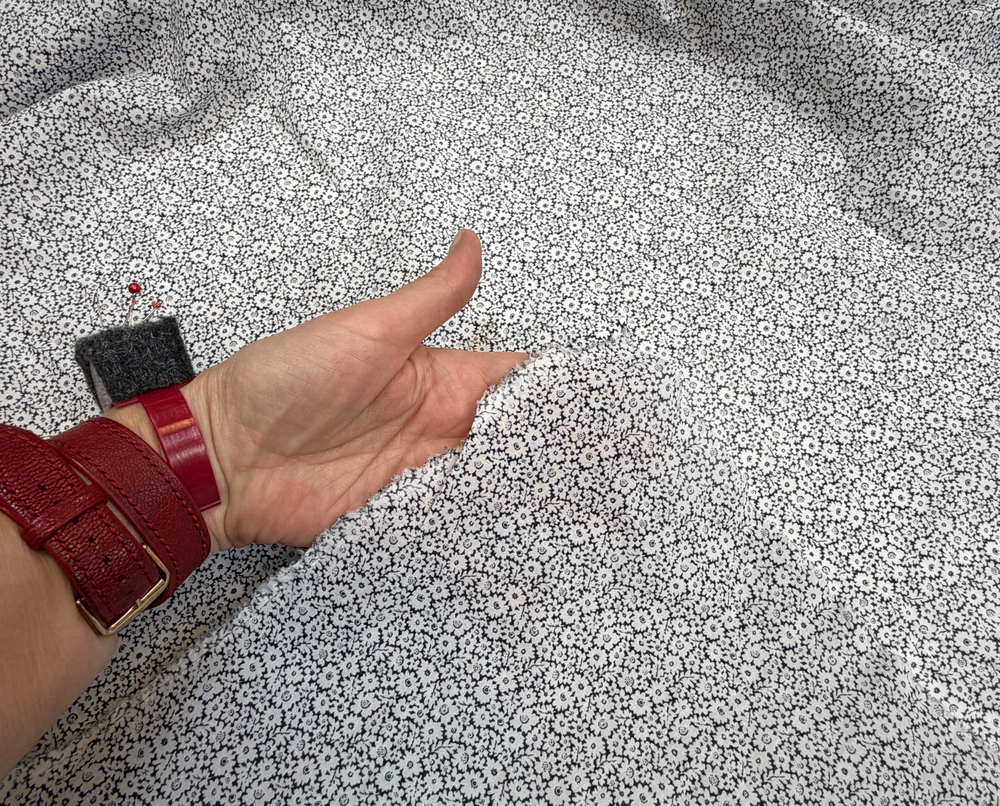 Ткань хлопок 95% эластан 5% (Италия) ш-110см 1 м