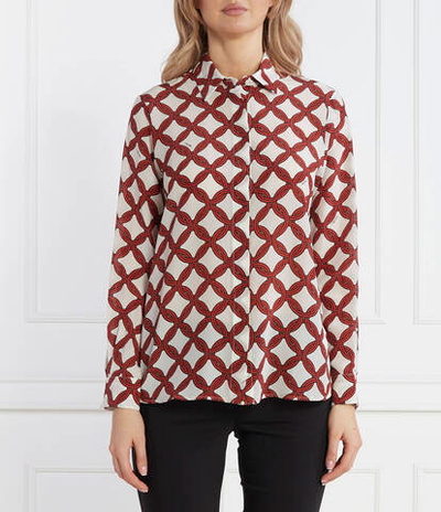 Шелковая рубашка GOCCIA Marella - белый(13111081)