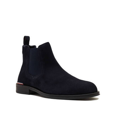 Кожаные челси Tommy Hilfiger - темно-синий(FM0FM04757)