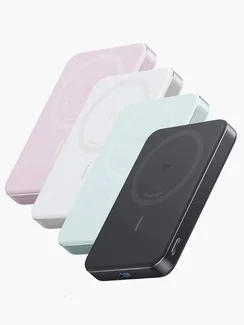 Внешний аккумулятор Anker MagGo Power Bank 5000 mAh A1664 белый