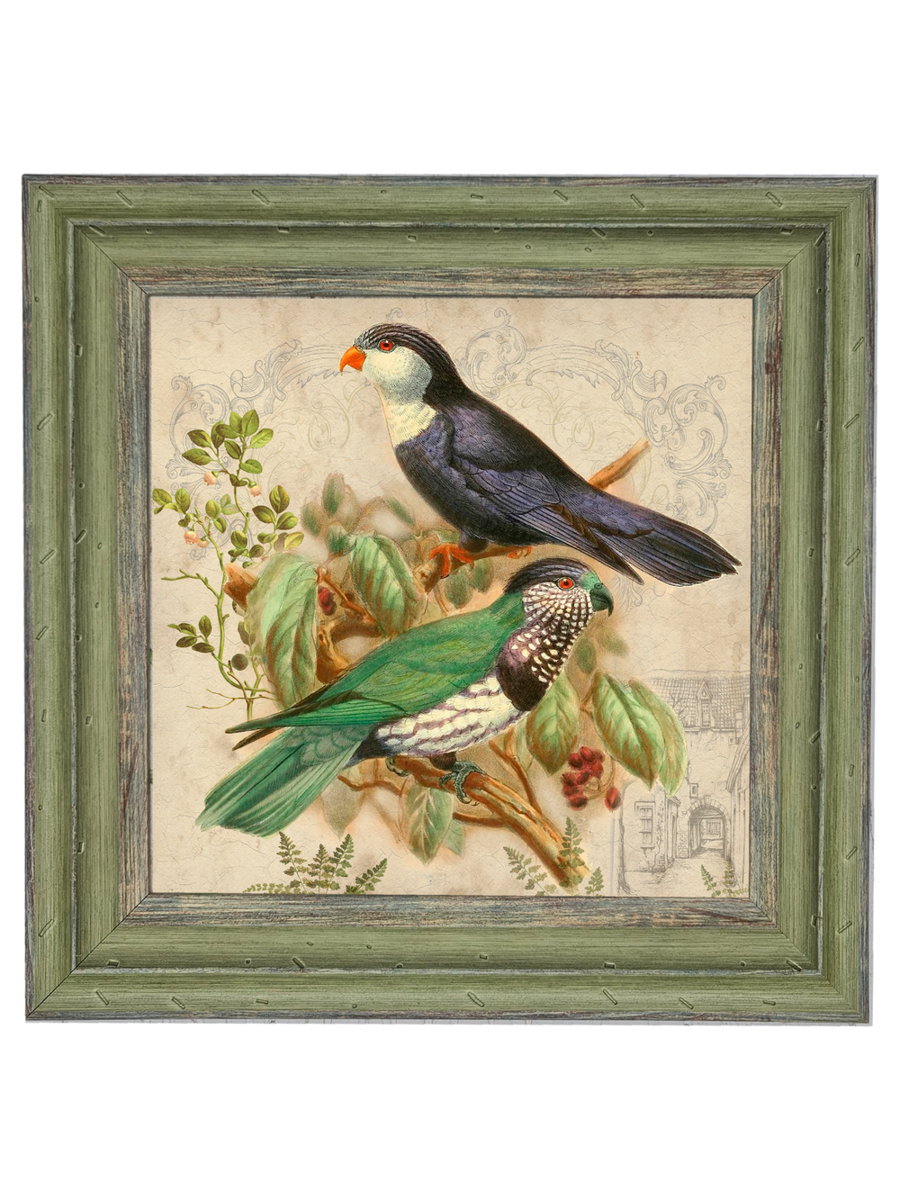 Картина на стену для интерьера на холсте 26*26 см