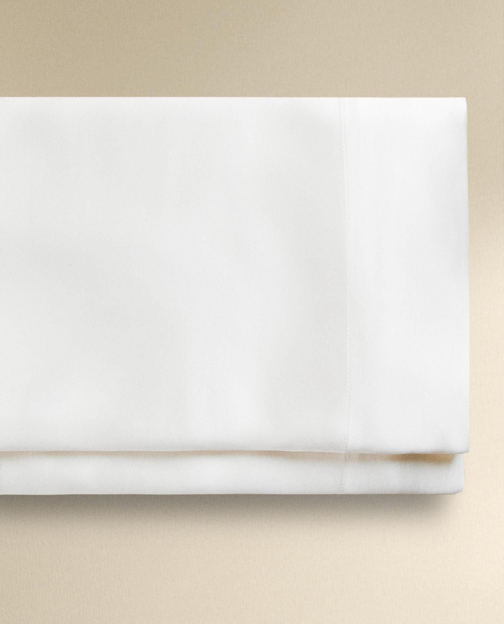 Zara Home - Простыня из 100% тутового шелка, экрю, 270x280 см