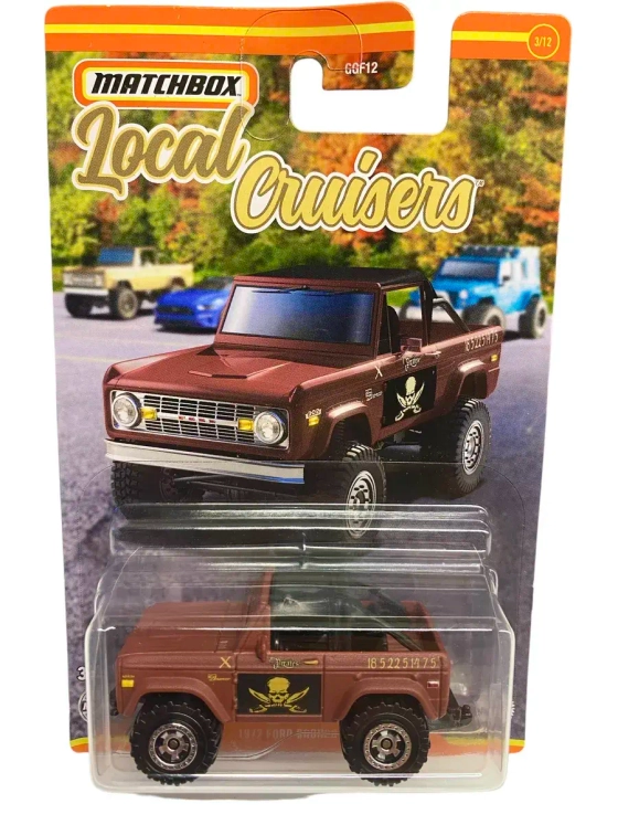Машинка Хот Вилс Matchbox 1972 Ford Bronco GGF12 HFJ26
