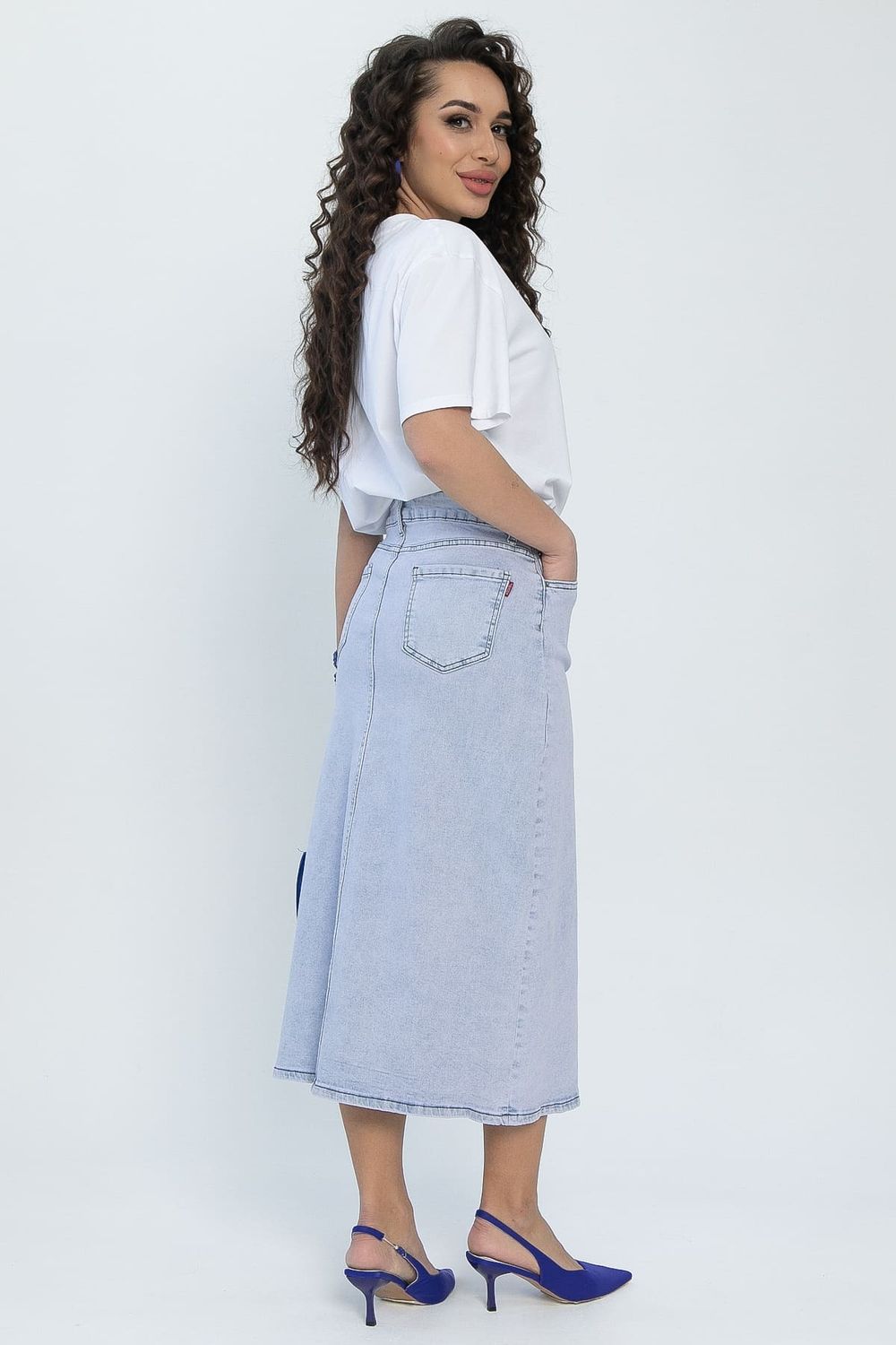Юбка Муррей (светло-голубая) Ю13448-12М LT Collection