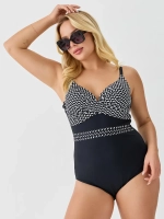 Купальник слитный зебра