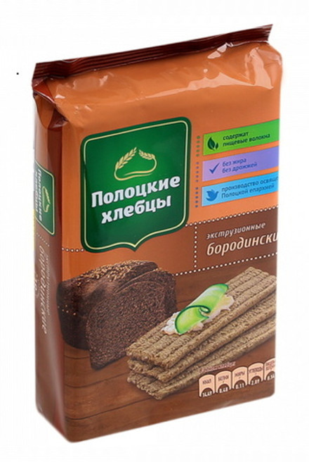 Хлебцы "Полоцкие" Бородинские 80г. Витебскхлебпром