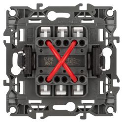 Переключатель перекрестный ЭРА Серия 12 12-1108-01М , 10АХ-250В, белый матовый