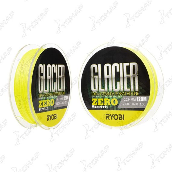 Шнур GLACLER ZERO-120M 2,0/d-0.234mm yellow Ryobi