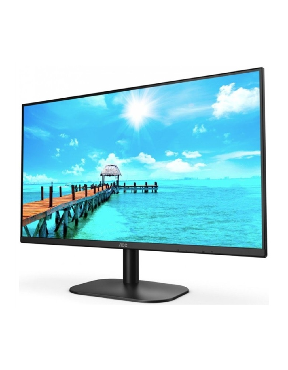 23,8" AOC 24B2XHM2 1920x1080, WLED, 16:9, VA, 250cd, 3000:1, 20M:1, 5ms, 178/178, D-Sub, HDMI, 75Hz, Tilt, Внеш, VESA, Black, 3y