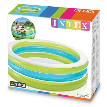 Надувной бассейн Intex 2.03*1.52*48 см 18000