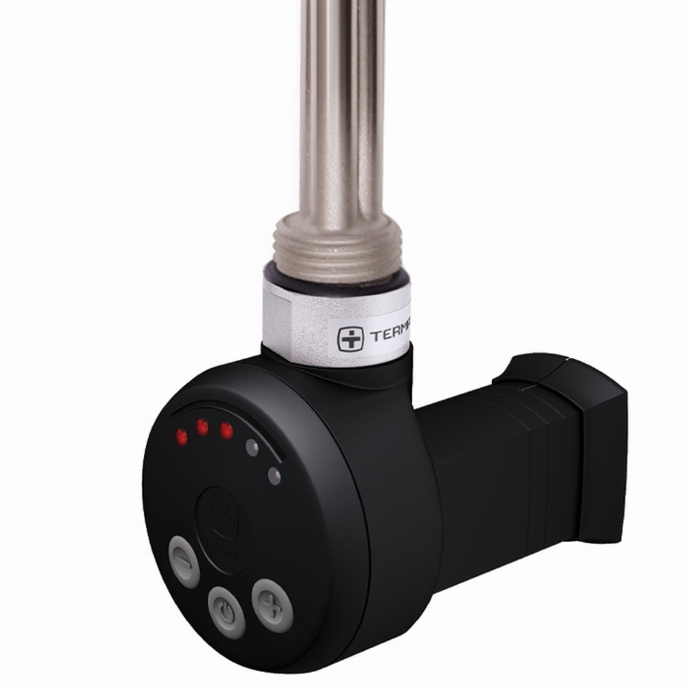 Электрический ТЭН Мег 1.0 300W RAL 9005 черный, маскирующий элемент