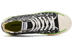 Joma Homer full print luminous high-top canvas shoes black and white