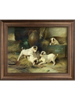 Картина интерьерная на холсте в раме 25*31 см