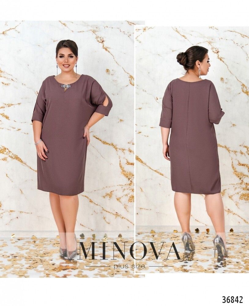 Платье 3132-В-мокко Minova