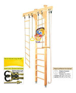 Шведская стенка Kampfer Wooden Ladder Ceiling Basketball Shield 3м с матом