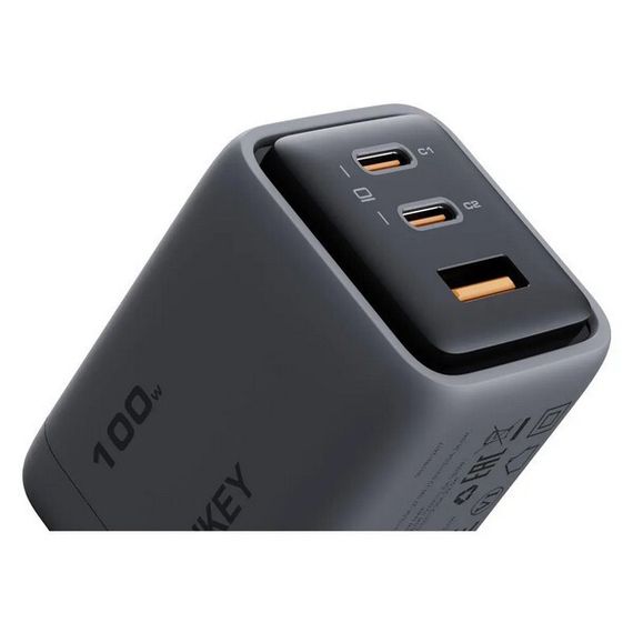 Cетевое зарядное устройство Aukey Comet Mix 100W (AWC-PA-C5G) Grey