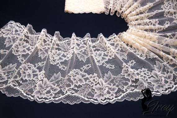 03-267 Кружево эластичное 22 см, телесный 126