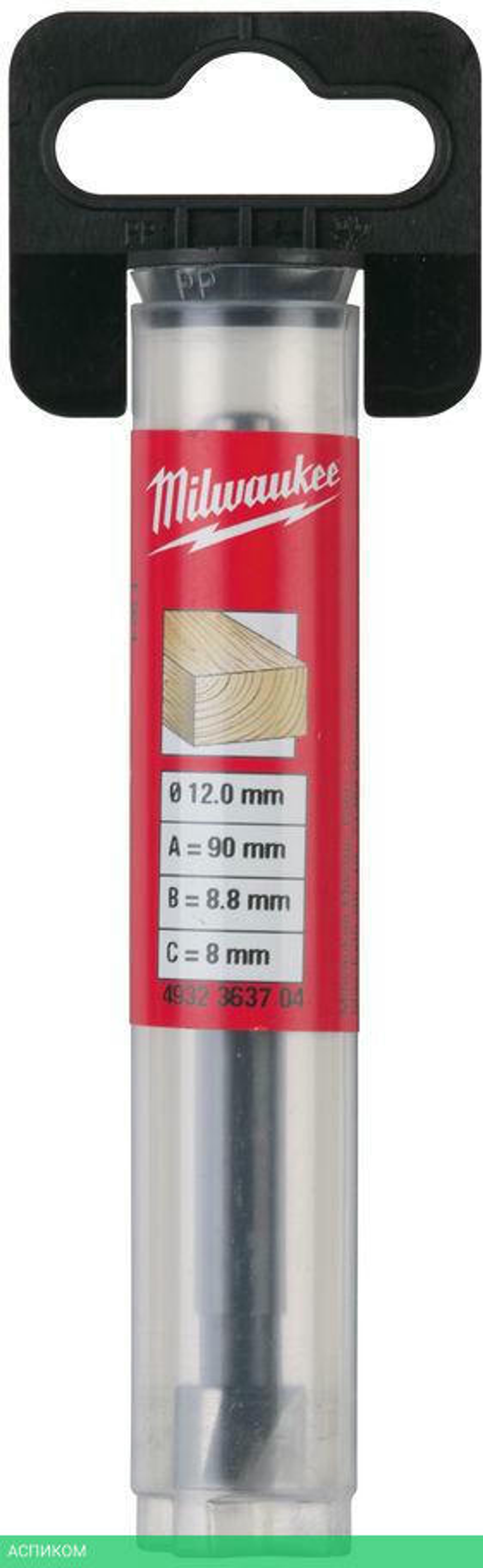 Сверло Milwaukee Forstner 12x50/90мм (4932363704)