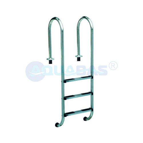 Лестница 5 ступеней AML MU узкий борт 42х1,2мм AISI 304 (MU-515)