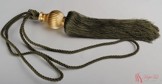 Подхваты-кисти для штор 2шт. хаки