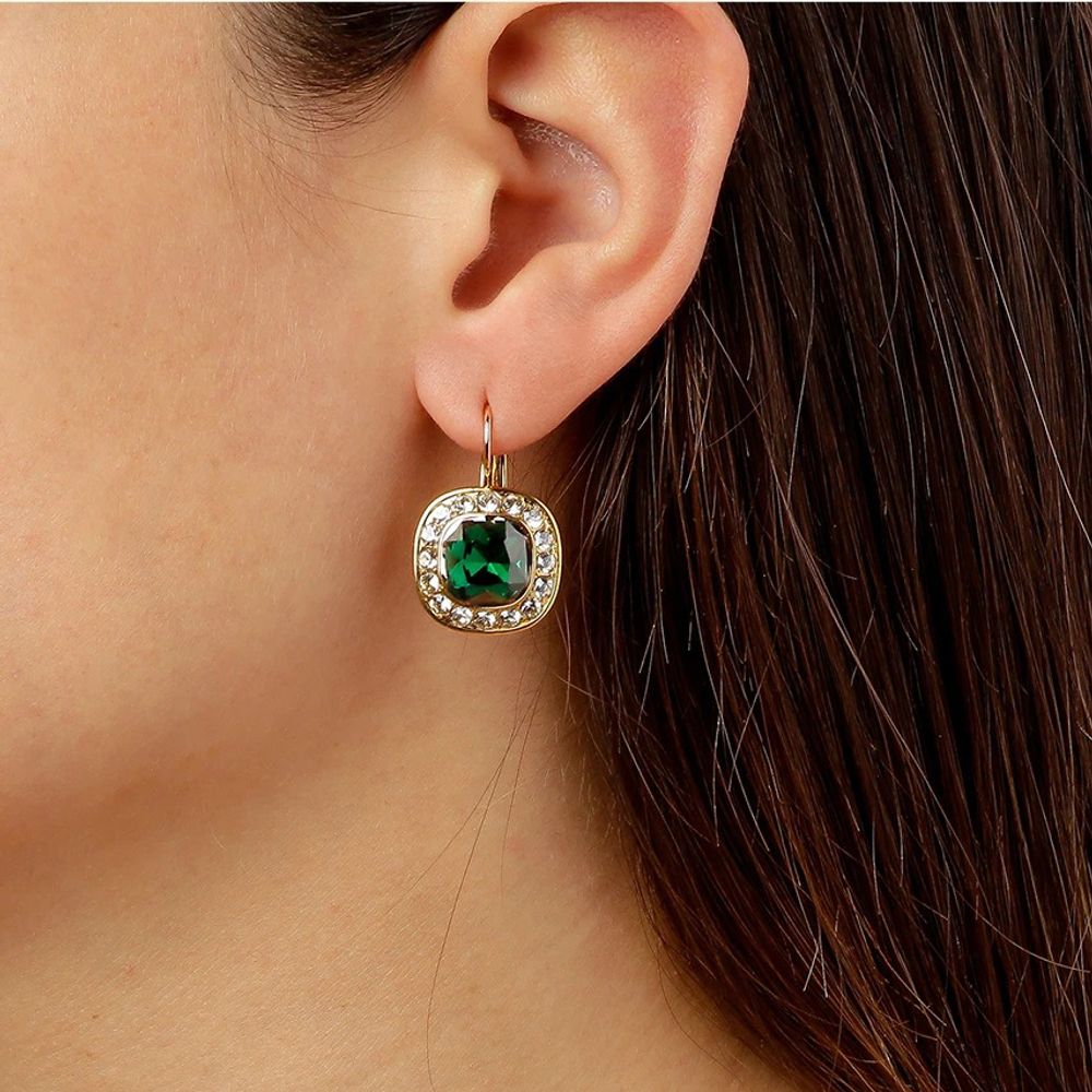 Серьги Dyrberg Kern CELIN SG EMERALD