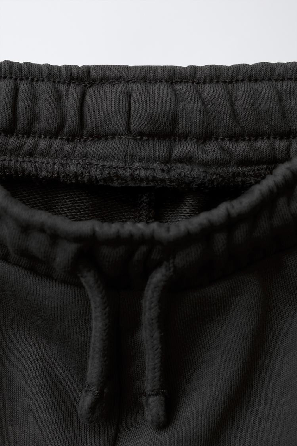 ZARA БРЮКИ-ДЖОГГЕРЫ КАРГО ИЗ МЯГКОЙ ТКАНИ, ЧЕРНЫЙ