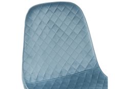 Стул на металлокаркасе Capri blue / white